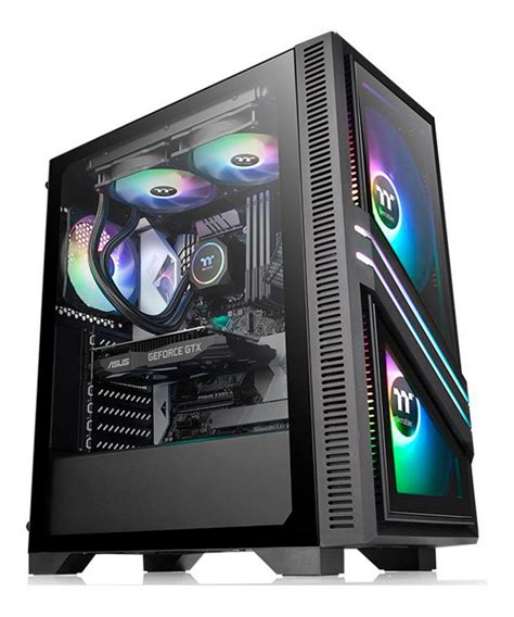 Gabinete Gamer Thermaltake Versa T35 Tg Rgb Black