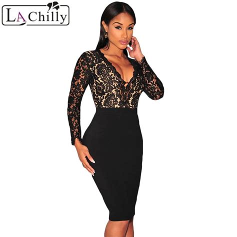 Buy La Chilly Sexy Fall Dresses 2018 Robe Hiver Femme