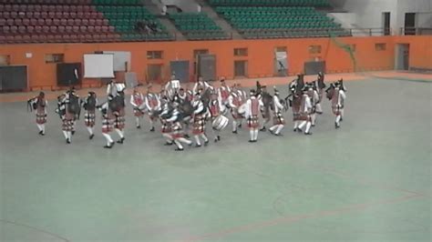 Govt Mizo High School NCC Pipe Band 2016 Batch First Display At