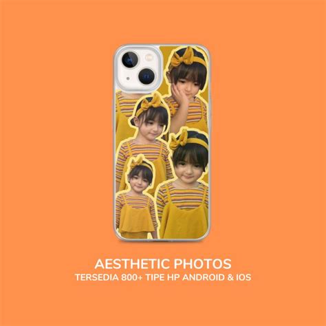 Jual Custom Case Foto Sendiri Aesthetic All Type Hp Bahan Softcase