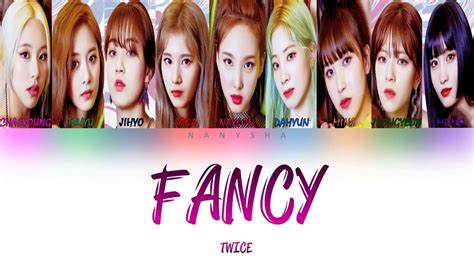 Twice Fancy Lyrics Color Coded Han Rom Eng Youtube