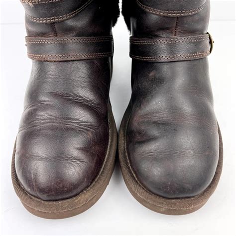 Ugg Shoes Ugg Becket Shearling Leather Water Resistant Buckle Boot