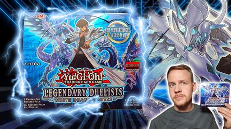 YuGiOh Legendary Duelist White Dragon Abyss Display Opening UNBOXING