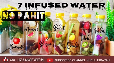 7 Minuman Infused Water Segar Tidak Pahit Manfaat YouTube