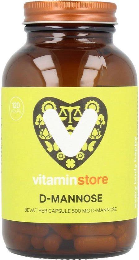 Vitaminstore D Mannose 500 Mg 120 Vegicaps