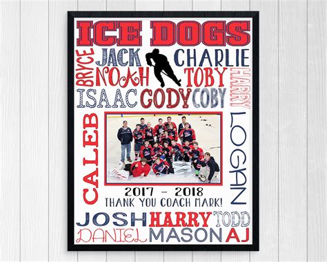 Hockey Coach T Hockey Team T Custom Hockey Team Etsy Canada