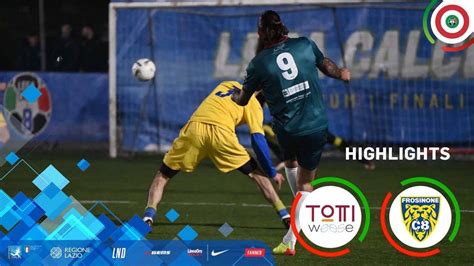 Totti Weese Vs Frosinone Sem Coppa Italia Highlights Lega Calcio