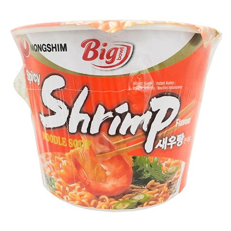 Nong Shim Spicy Shrimp Noodle Soup Big Bowl 115 Japan Centre 拉面