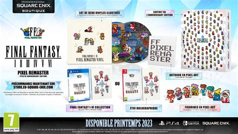 La Compilation Final Fantasy Pixel Remaster Arrive Sur Ps Et Switch