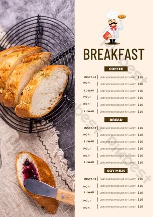 160,000+ Simple Breakfast Menu Templates | Free Graphic Design ...