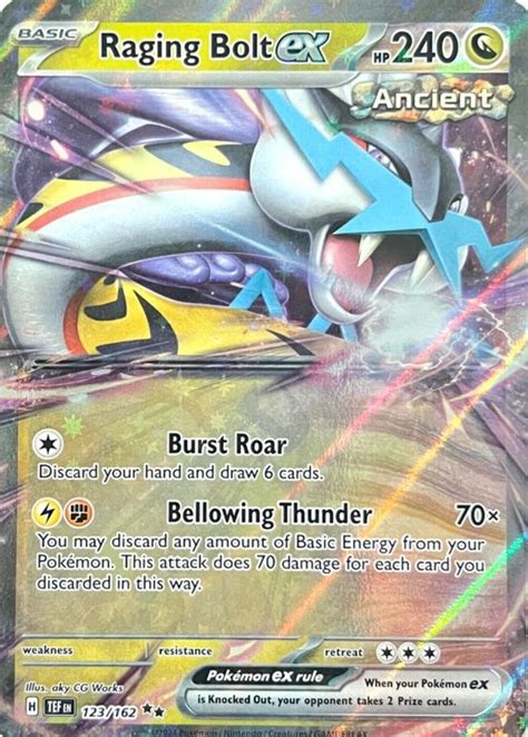 Raging Bolt Ex Pokemon Cards Price Guide Sports Card Investor