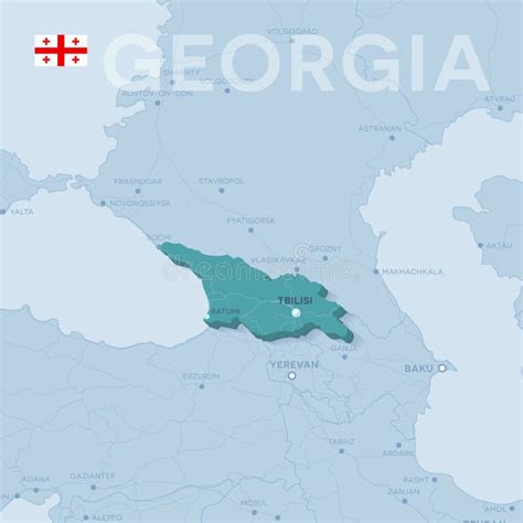 Georgia Map Asia Stock Illustrations – 2,742 Georgia Map Asia Stock ...