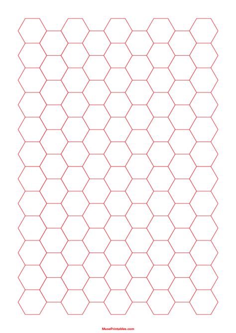 Printable Hexagon Graph Paper