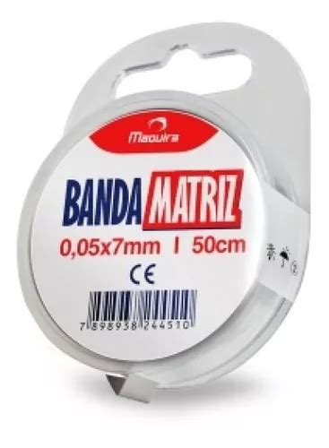 Fita Banda Matriz De A O Inox Mm X M X Cm