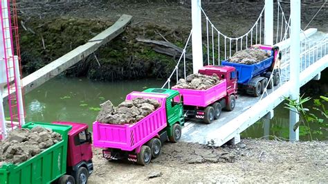 MOBIL TRUK TRONTON MUAT TANAH DAN RC EXCAVATOR BEKO KERUK Bruder Toys