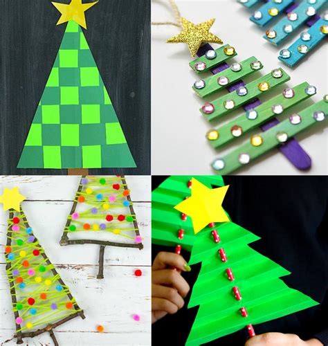 Christmas Tree Crafts for Kids - Six Clever Sisters