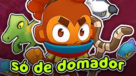 Jogando S De Domador De Feras Macaquin Novo Do Bloons Td Youtube