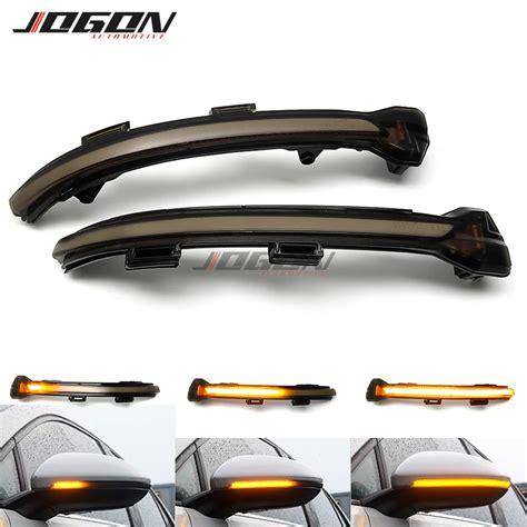 Led Dynamic Turn Signal Light Side Mirror Indicator Sequential For Vw Golf 7 Gti R Gte Gtd Mk7