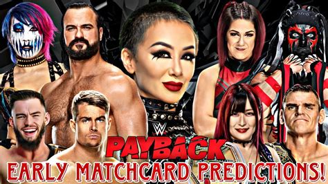 Wwe Payback Early Matchcard Predictions Boom Wrestling Youtube