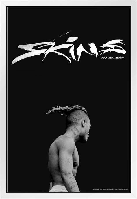 Buy Xxxtentacion Skins Album Cover Art Merch 17 Xxx Bad Vibes Forever Trap Music Aesthetic White