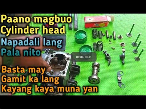 Step By Step Tutorial Paano Mag Buo Ng Cylinder Head Ng Wave Xrm