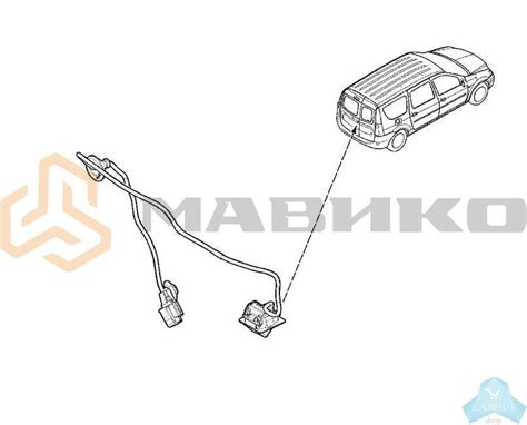 Камера заднего вида для Лада Ларгус FL — купить в магазине Ларгус Шоп