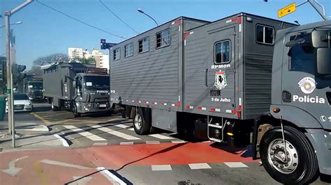 Caminhões Do Batalhão Da Polícia Montada São Paulo Youtube