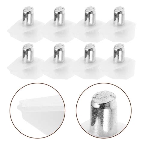 FRCOLOR 100pcs Shelf Holders Pin Pegs Shelf Support Pegs Glass Panel