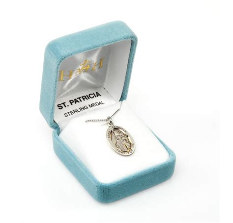 Patron Saint Patricia Sterling Silver Medal