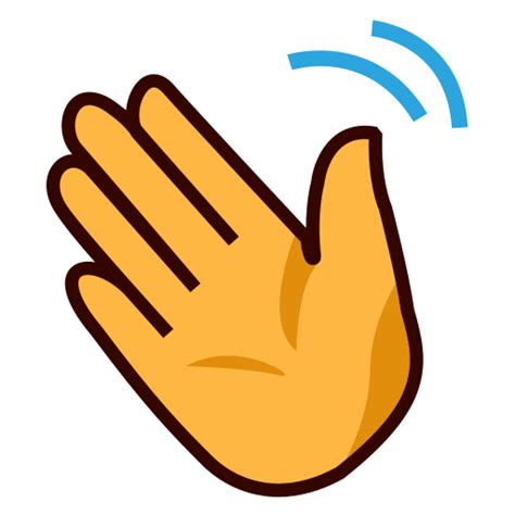 Emoji Wave Hand Thepix Sign Language Png Clipart Emoji Emojis | Images and Photos finder