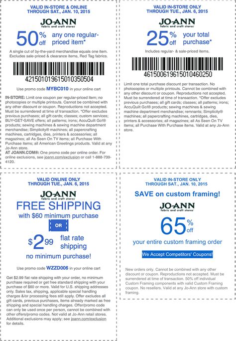Jo-Ann coupons - 50% off a single item & more at Jo-Ann | Free
