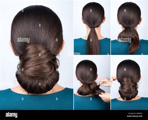 Hairstyle Tutorial Elegant Twisted Bun Hairstyle Easy Chignon Tutorial