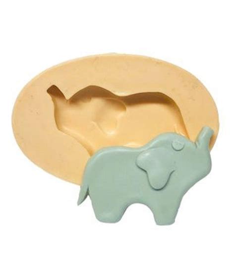 Molde De Silicone Elefante Resina Confeitaria Biscuit Molds Planet