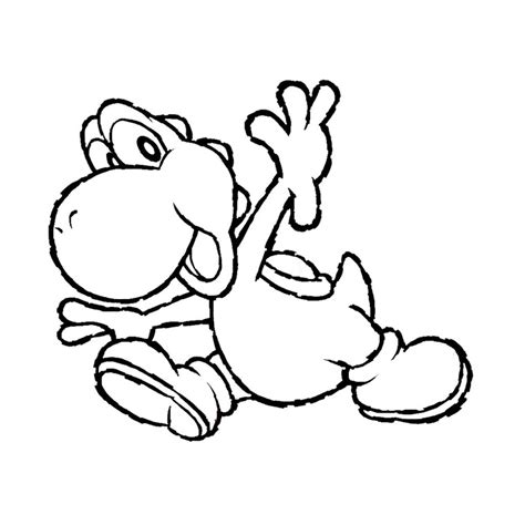 36 Dessins De Coloriage Yoshi à Imprimer Sur Page 1