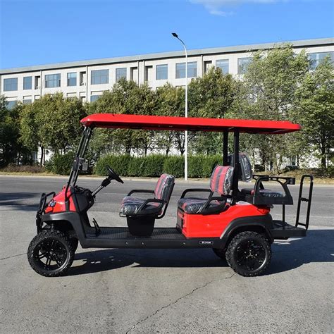 Zycar Brand New 6 Person Electric Golf Car 6 Seater Solar Golf Cart