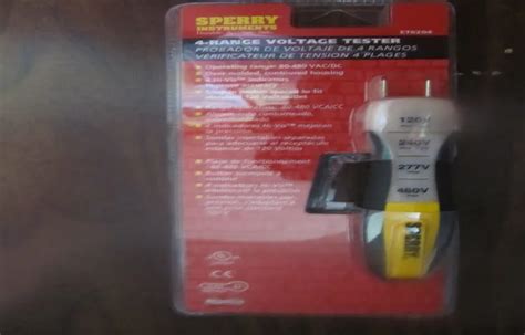 How To Use Sperry Voltage Tester ET6204 A Comprehensive Guide Tools