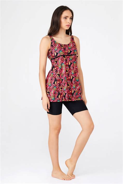 Adasea Swimdress With Shorts 3374