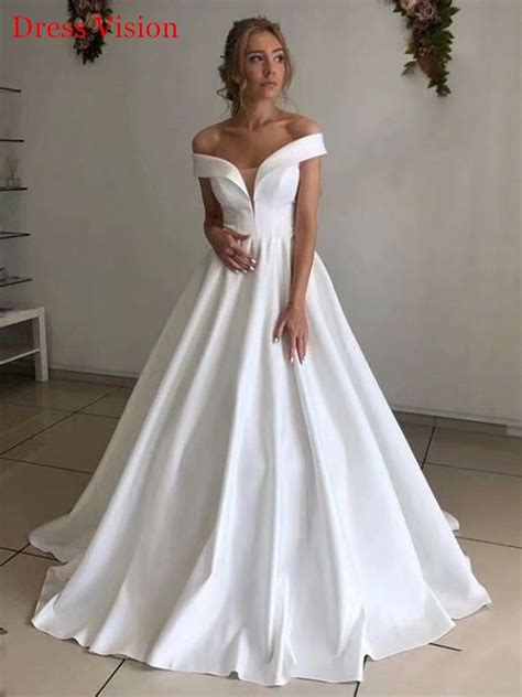 Autumn Vestidos Novias Boda Wedding Dresses Satin Bridal Gowns Sheer