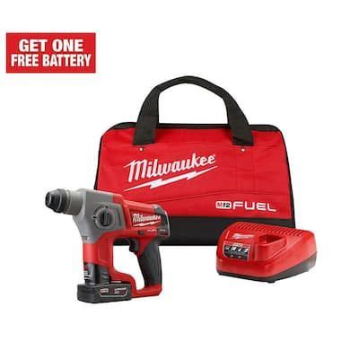 Milwaukee M12 Fuel 12v Lithium Ion Brushless Cordless 5 8 In Sds Plus