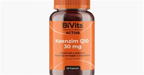 Bivits Activa Koenzim Q Mg Kapsule A Galen Pharm On Line