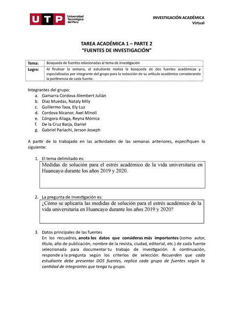 S04s1 S2 Tarea Academica 1 Formato Oficial Utp 2021 Agosto Tarea