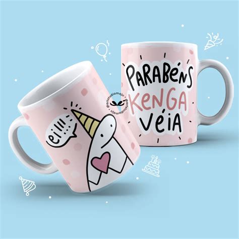 Caneca Personalizada Anivers Rio Flork Parab Ns Kenga V Ia Art