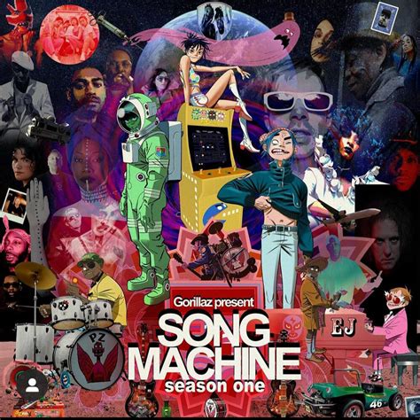 New Song Machine Season 1 Strange Timez Artwork Rgorillaz