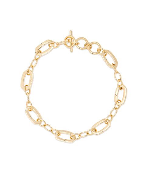 Link Chain Charm Bracelet In 18K Gold Vermeil Kendra Scott