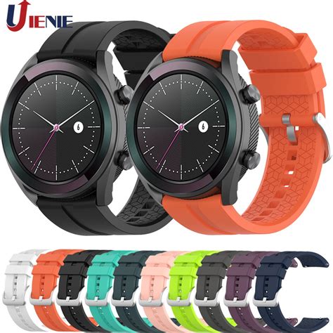 สายนาฬิกาข้อมือซิลิโคนสำหรับ Huawei Watch Gt 42mm Elegant Shopee Thailand