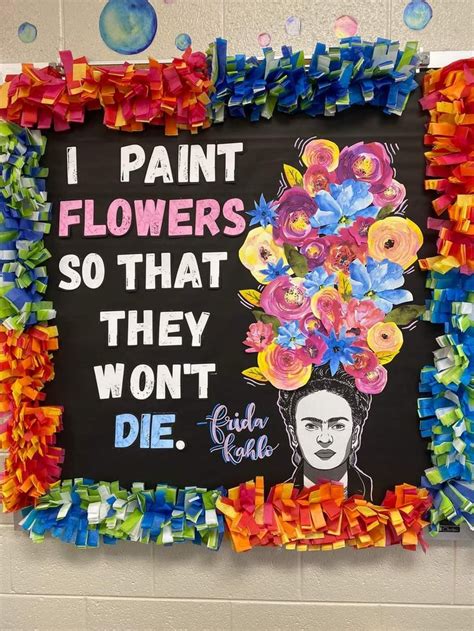 Pin By Emily Cloxton On Frida Kahlo Hispanic Heritage Month Bulletin