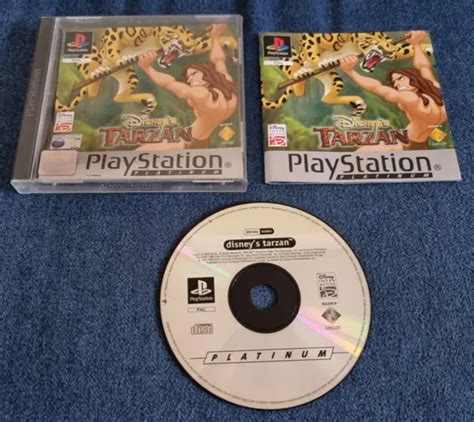 SONY PLAYSTATION 1 PS1 Game Disney S Tarzan Boxed With Manual Platinum