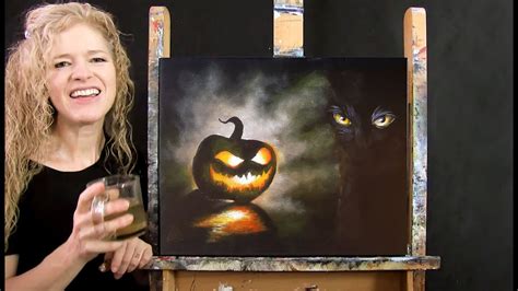 Learn How To Paint Eyes Of Halloween With Acrylic Paint Sip At Home