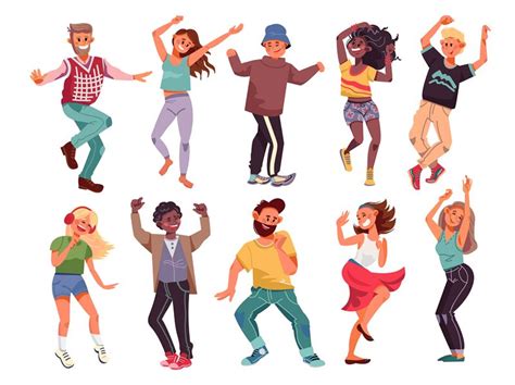 Funny Happy Dance Clip Art