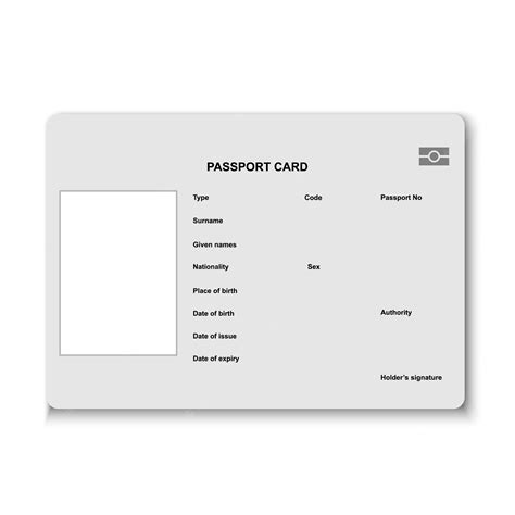 Premium Vector Passport Card